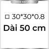 Hộp Inox Vuông 304 30*30 mm, Độ dày 0.8 mm