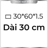 Hộp Inox Chữ Nhật 304 30*60 mm, Độ dày 1.5 mm