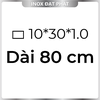 Hộp Inox Chữ Nhật 304 10*30 mm, Độ dày 1.0 mm