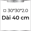 Hộp Inox Vuông 304 30*30 mm, Độ dày 2.0 mm