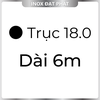 Trục Inox Tròn Đặc 304 phi 18.0 mm / 18.0 ly