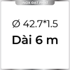 Ống Inox Tròn 304 phi 42.7 mm, Độ dày 1.5 mm