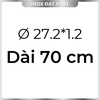 Ống Inox Tròn 304 phi 27.2 mm, Độ dày 1.2 mm