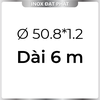 Ống Inox Tròn 304 phi 50.8 mm, Độ dày 1.2 mm