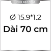 Ống Inox Tròn 304 phi 15.9 mm, Độ dày 1.2 mm