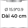 Ống Inox Tròn 304 phi 15.9 mm, Độ dày 0.9 mm