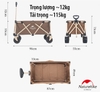 Xe Kéo Gấp Gọn 4 Chiều Có Thể Tháo Rời Bánh TC03 NatureHike NH20PJ009
