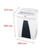 Máy hủy giấy HSM Securio B24 0,78 x 11mm