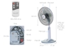 Quạt lửng Sharp PJ-L40RV-LG