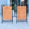 Standee Khung Sắt Bảng Gỗ Thông - Bảng Nội Quy Hồ Bơi