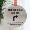 STANDEE SẮT CHỮ L NGƯỢC DECOR NHÀ HÀNG, QUÁN CÀ PHÊ - LUXI DECOR