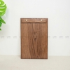 Menu Gỗ Sồi 1cm Cầm Tay - Khắc Nội Dung Theo Yêu Cầu - Luxi Decor