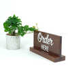 BẢNG "ORDER HERE" - IN UV TRẮNG 1 MẶT - LUXI DECOR