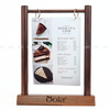 GIÁ TREO MENU BỎ VỪA GIẤY A5 - KHẮC LOGO -  LUXI DECOR
