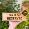 THẺ ĐỂ BÀN GỖ ĐẸP, XINH XẮN - LUXI DECOR