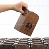 Ống Gỗ Đựng Đũa Có Tay Cầm - Khắc Logo Theo Yêu Cầu - LUXI DECOR
