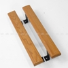 Tay Nắm Cửa - Màu Vàng Nâu 104 - Có Khắc Theo Yêu Cầu - Pad Lệch - Luxi Decor