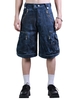 PC® BLUE SHORT OCEAN CURRENTS WASHED JEANS