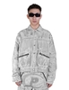 PC® WHITE OCEAN CURRENTS WASHED DENIM JACKET