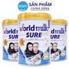 Sữa dành cho người bệnh, sau phẫu thuật, sau sinh cần phục hồi sức khoẻ Worldmilk SureGold  900g