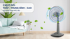 Quạt cây Senko 3 cánh L1638 47W kem cốm