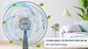 Quạt đứng Senko 3 cánh DH1600 47W cốm