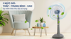 Quạt đứng Senko 3 cánh DH1600 47W cốm