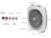 Quạt bàn Senko BD1410 xám