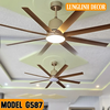 Quạt trần 8 Cánh siêu gió mạnh mẽ, phù hợp các trần cao và rất cao - MODEL G587