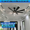 Quạt trần siêu gió, mạnh mẽ - 8 Cánh ABS - DC Inverter 80W G588