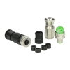 Kit with screw terminal M12 connectors-Ethernet & Power for AWB II - 024700-B