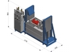 Valve test bench for control and shut-off valves. Model: CSV 10/150 UW