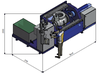 Valve test bench for control and shut-off valves. Model: CSV 80/300
