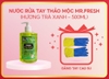 Nước Rửa Tay Dưỡng Ẩm Mr.Fresh 500Ml Hương Táo/Trà Xanh/Cam Quế/Chanh Xả/Coffee Tặng Găng Tay Cao Su (Chai)