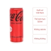 Nước ngọt Coca Cola không đường (lon 320ml)