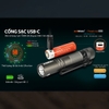ACEBEAM POKELIT AA Đèn Pin Cắm Trại Độ Sáng 1000lm Chiếu Xa 105m Pin 14500 Ánh Sáng Trắng