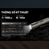 ACEBEAM POKELIT AA Đèn Pin Cắm Trại Độ Sáng 1000lm Chiếu Xa 105m Pin 14500 Ánh Sáng Trắng