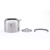 Ấm đun titanium tháo rời gồm thân, nắp và quai xách