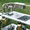 Bàn Bếp Cắm Trại Du Lịch Snowpeak Stainless Steel Kitchen Table