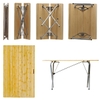 Bàn Cắm Trại Du Lịch Snowpeak One Action Table Long Bamboo