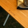Bàn Cắm Trại Du Lịch Snowpeak One Action Table Long Bamboo