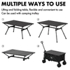 Bàn Nhôm Cắm Trại Gấp Gọn Tùy Chỉnh Độ Cao Blackdog Aluminum Alloy Folding Table