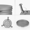 Bếp Củi Mini Mang Đi Cắm Trại Titanium Naturehike