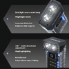 Blackdog Đèn pin EDC Xoay Đầu Cắm Trại Đa Năng CBD2550ZM016