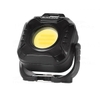 Đèn pin làm việc COB mini Blackdog màu đen, có móc treo gập phía sau