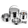 Naturehike Bộ Nồi Cắm Trại Inox Xếp Gọn NH22CJ005