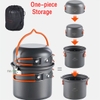 Naturehike Bộ nồi dã ngoại 4 chiếc có móc treo