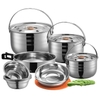 Campingmoon MC-240 Bộ Nồi Cắm Trại 8 Món Cookware