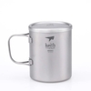 Ca titanium hai lớp Keith 450ml đậy nắp kín, tay cầm gập xuống