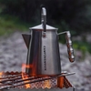 Campingmoon SW-6 BKSW-6 Ấm Đun Nước Bằng Thép Không Gỉ (1,5 Lít)